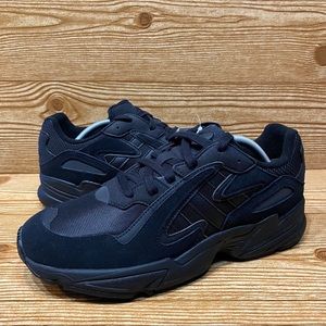 Adidas Yung-96 Chasm Triple Black Sneakers  NEW